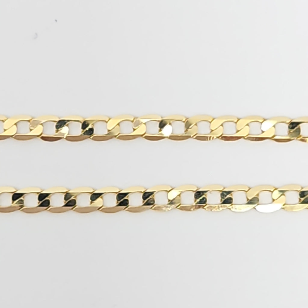 CADENAS BARBADA AMARILLA ORO 14K 3.7 (NUEVO)