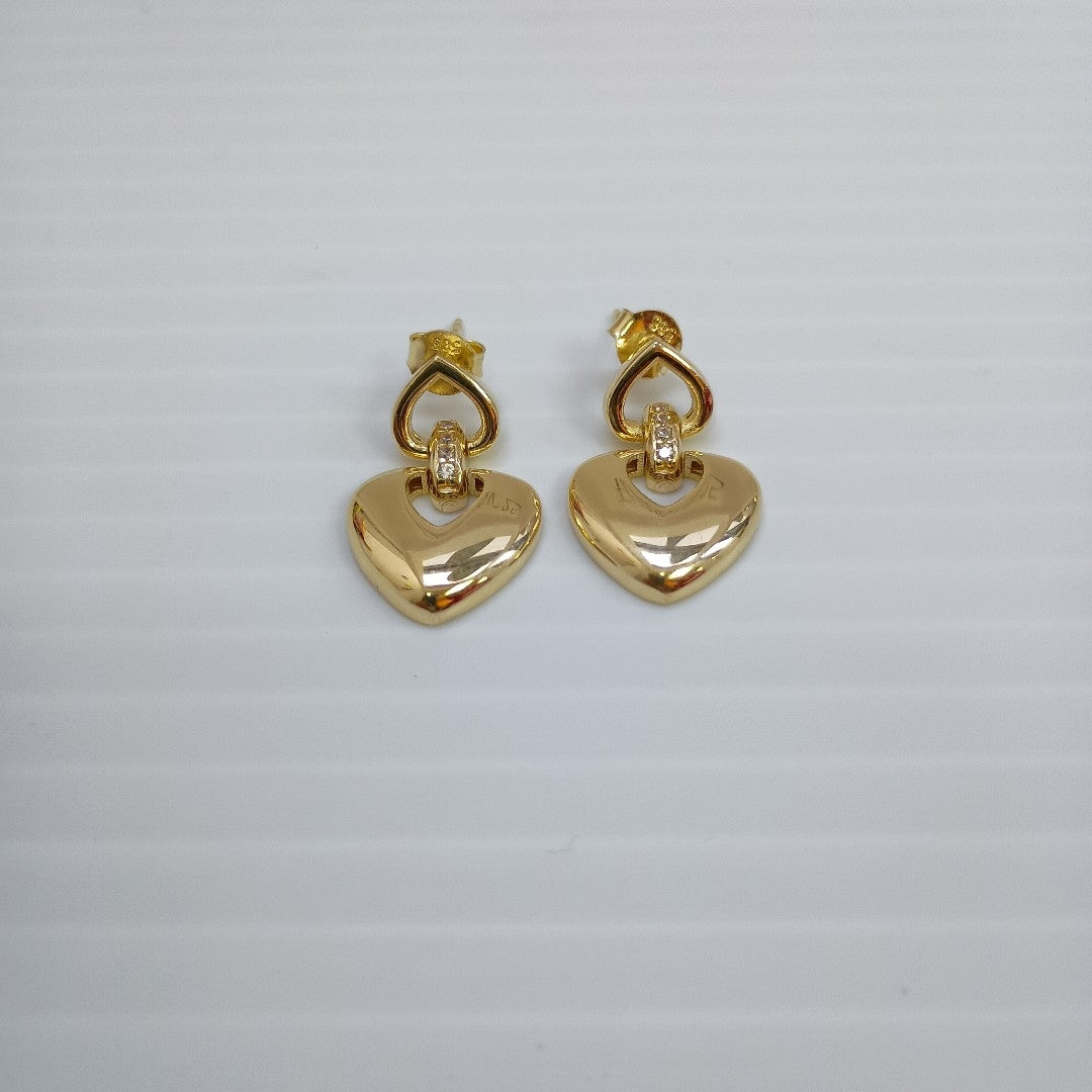 BROQUELES ORO 14K 3.4 (NUEVO)