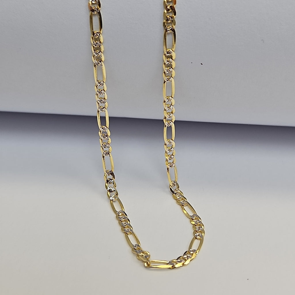CADENAS CARTIER 3*1 DIAMANTADA ORO 14K 5.1 (NUEVO)