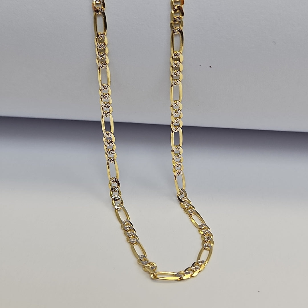 CADENAS CARTIER 3*1 DIAMANTADA ORO 14K 5.1 (NUEVO)
