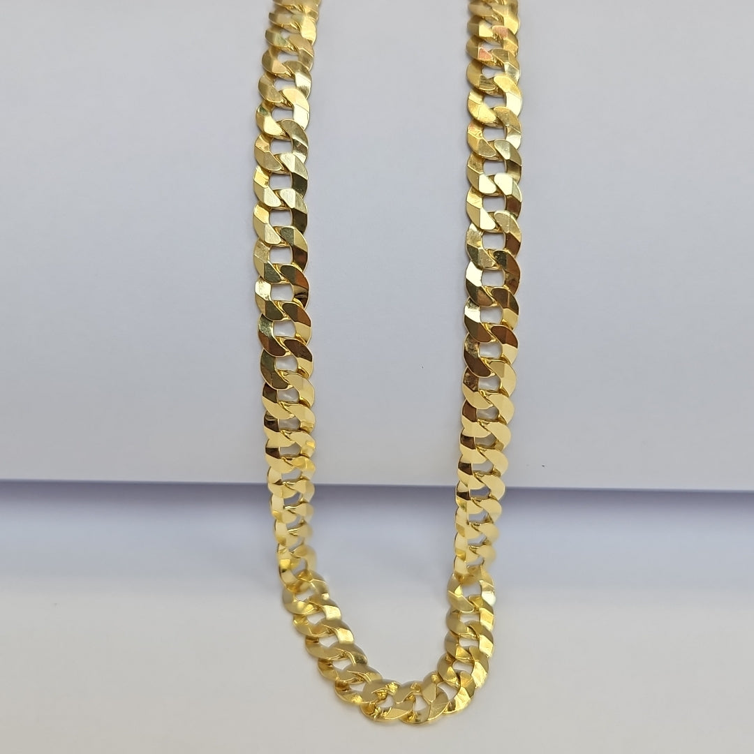 CADENAS BARBADA AMARILLA ORO 14K 24.6 (NUEVO)