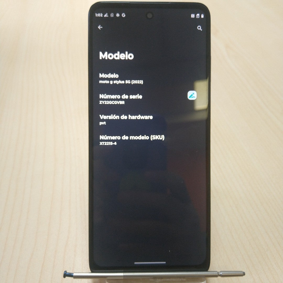 CELULAR MOTOROLA MOTO G STYLUS 5G XT2215-4 (2022) 128 GB 4 GB RAM (SEMINUEVO)