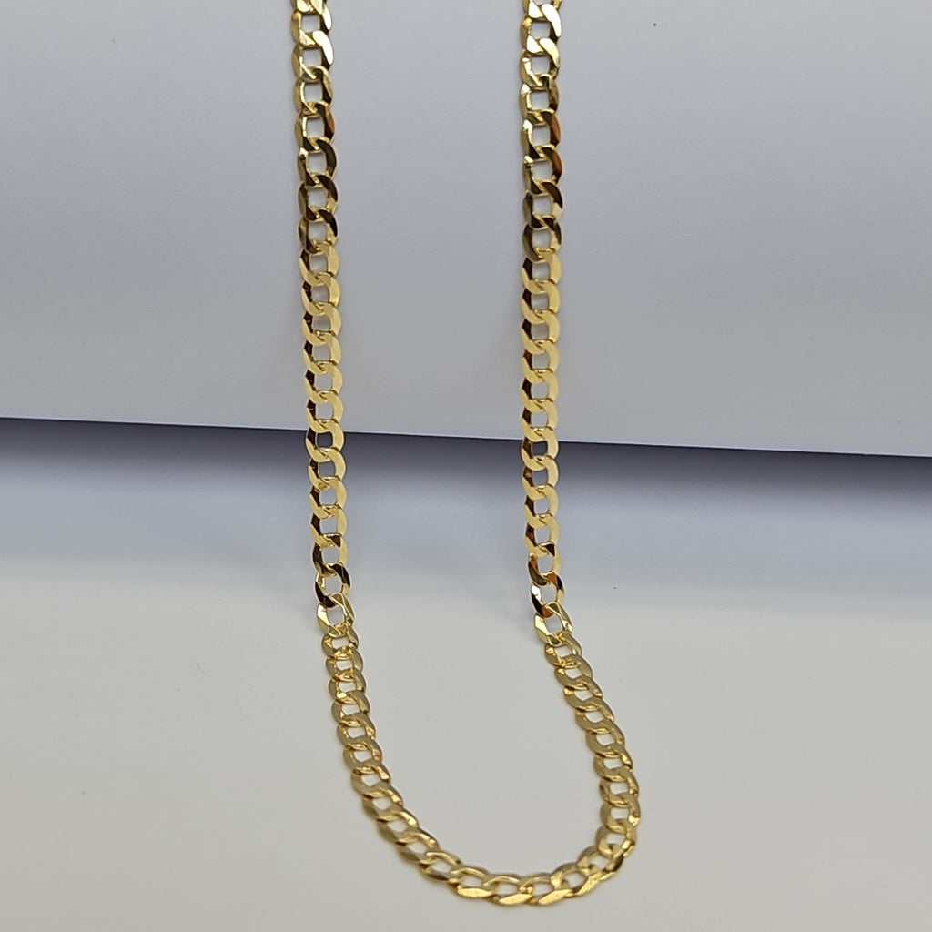 CADENAS BARBADA AMARILLA ORO 14K 7.1 (NUEVO)