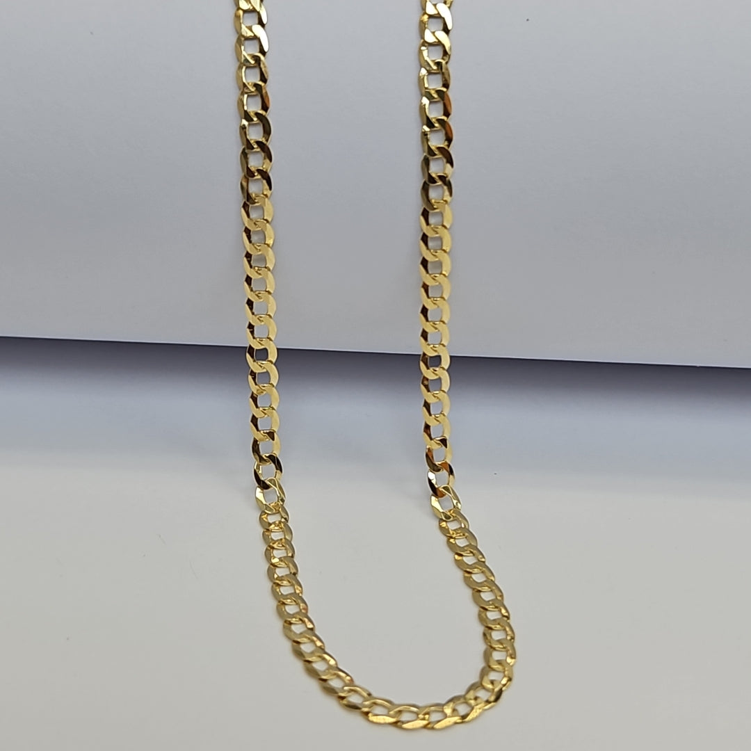 CADENAS BARBADA AMARILLA ORO 14K 7.1 (NUEVO)