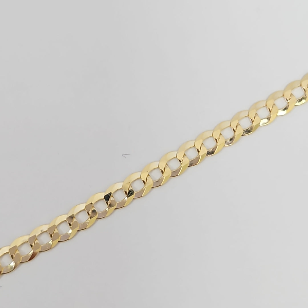 CADENAS BARBADA AMARILLA ORO 10K 5.3 (NUEVO)