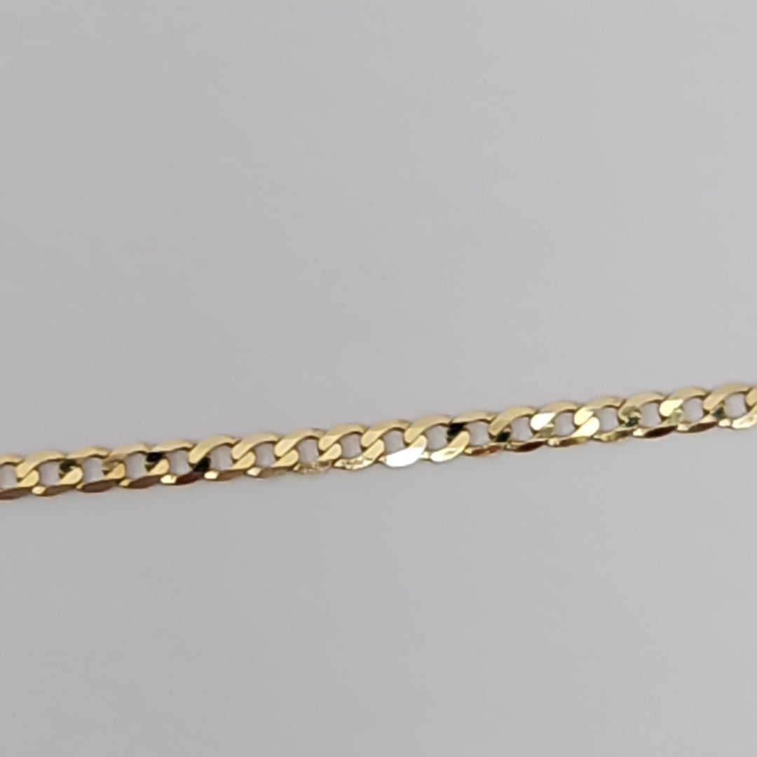 CADENAS BARBADA AMARILLA ORO 10K 1.6 (NUEVO)