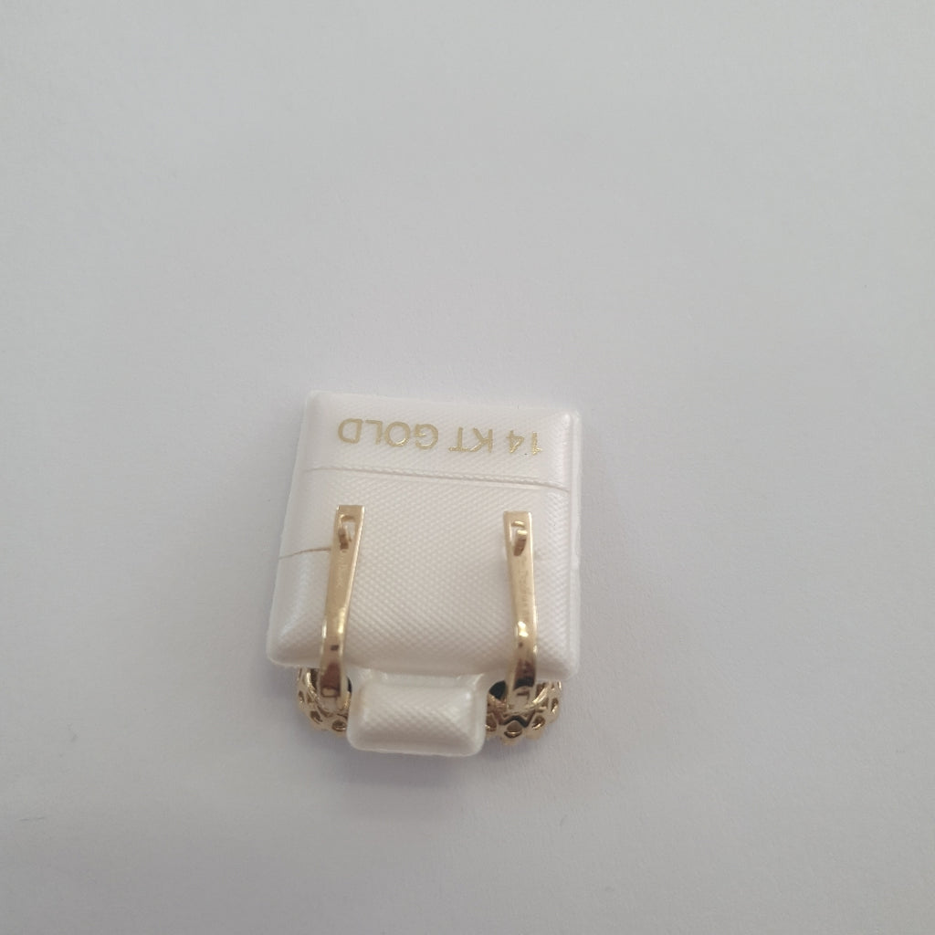 BROQUELES ORO 14K 3.7 (NUEVO)