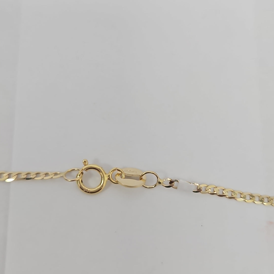 CADENAS BARBADA AMARILLA ORO 10K 1.8 (NUEVO)