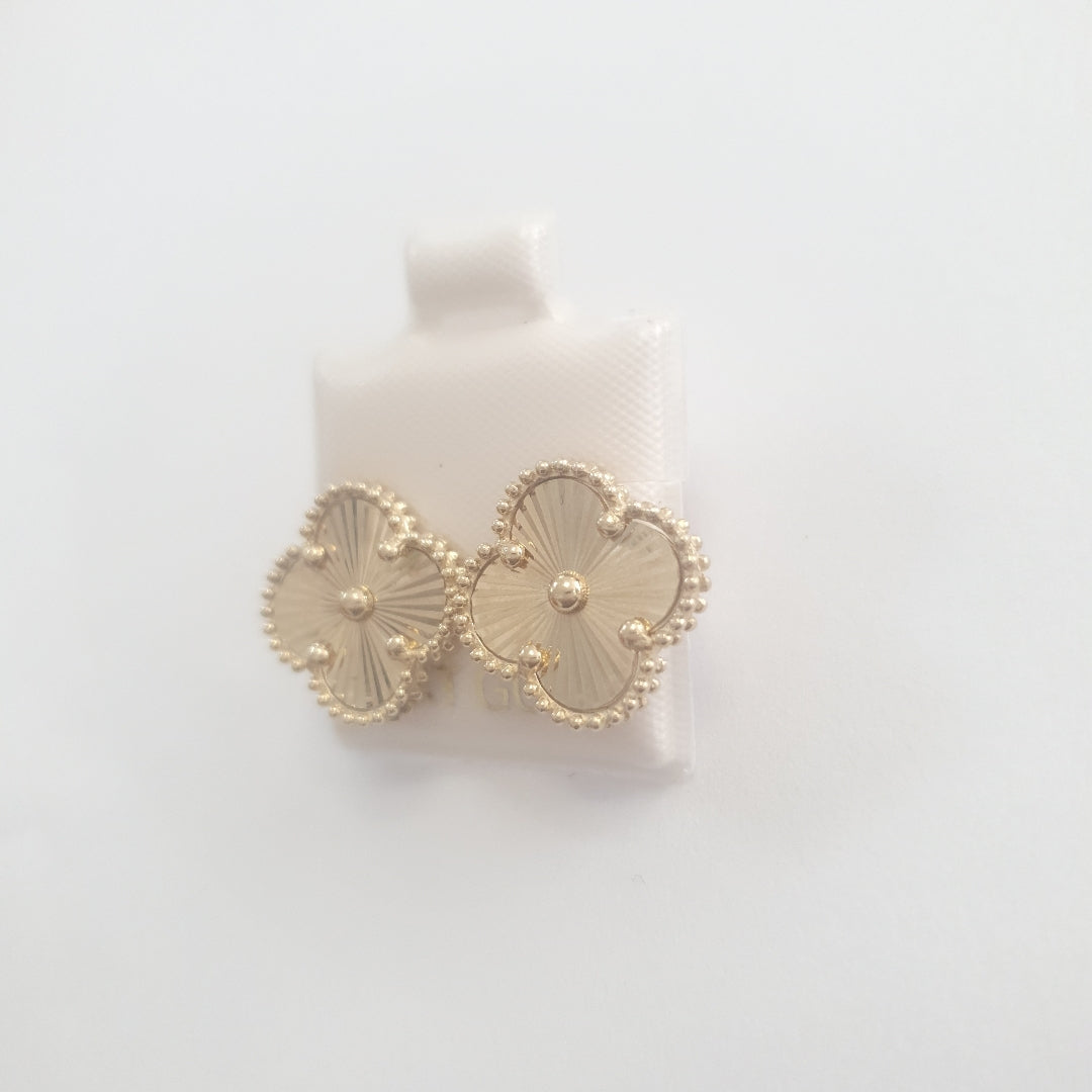 BROQUELES ORO 14K 3.2 (NUEVO)