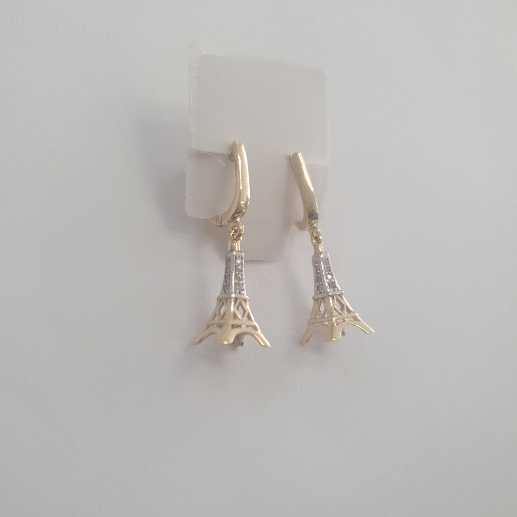 BROQUELES ORO 14K 3.3 (NUEVO)