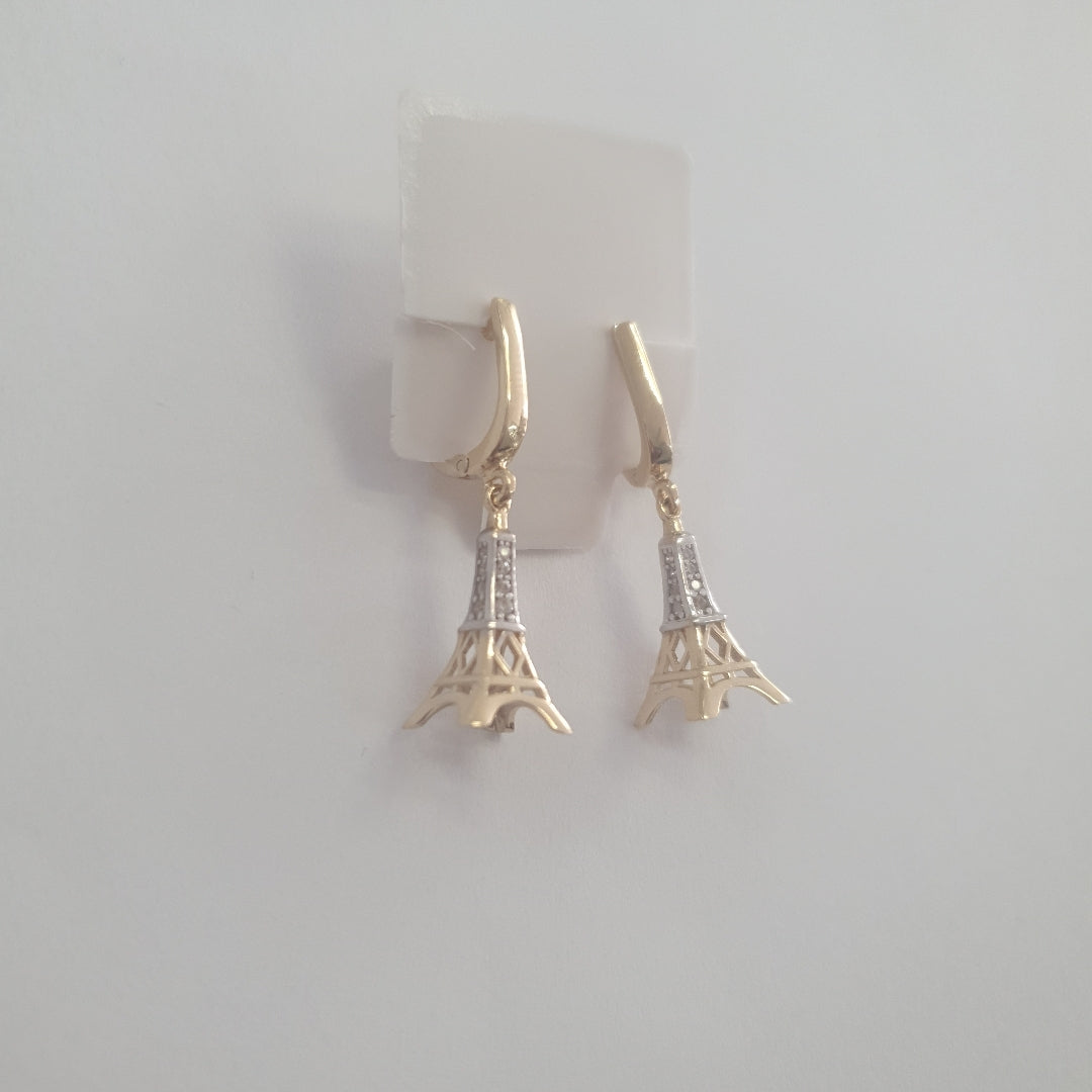 BROQUELES ORO 14K 3.3 (NUEVO)