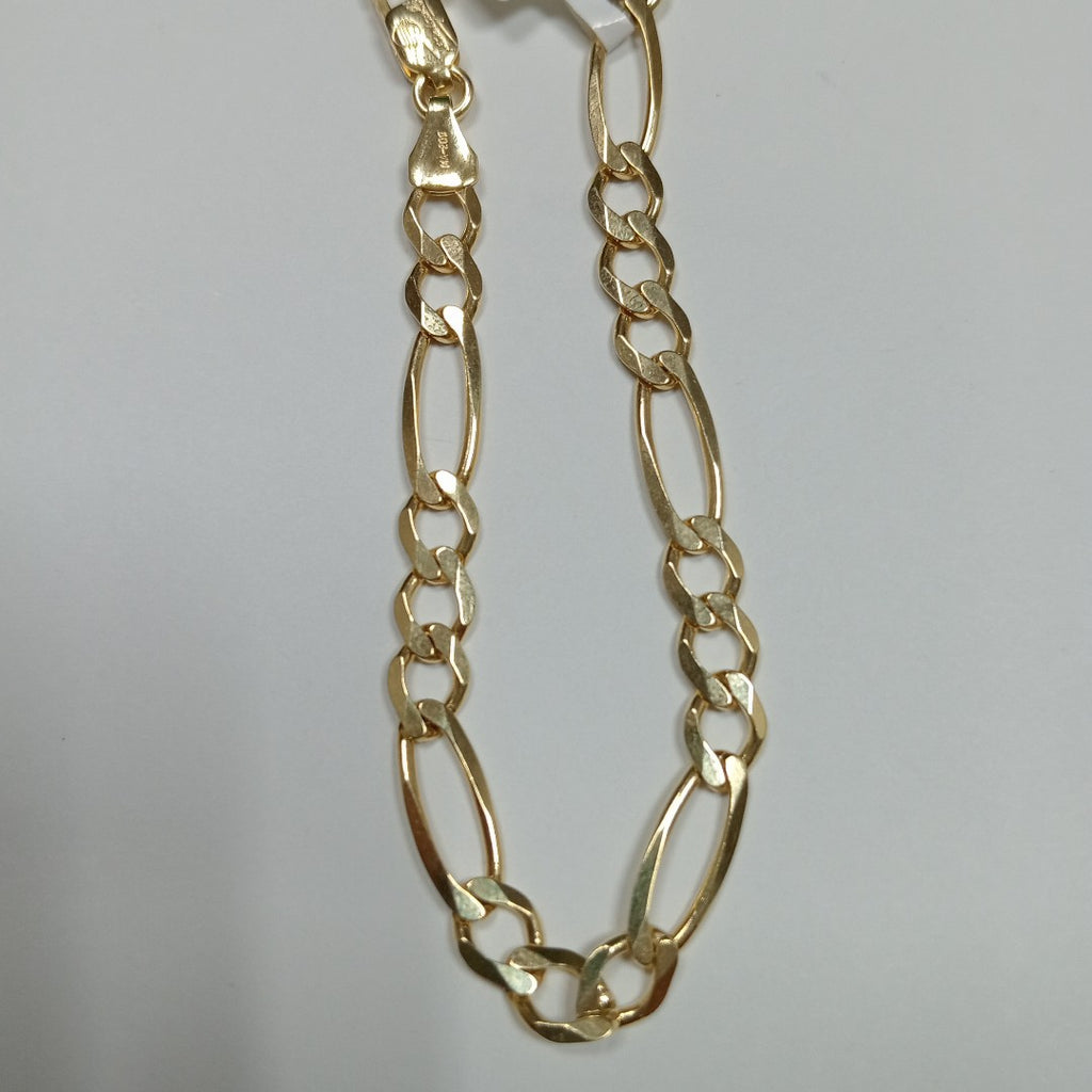 PULSERAS CABALLERO CARTIER 3*1 AMARILLA ORO 14K 6.4 (NUEVO)
