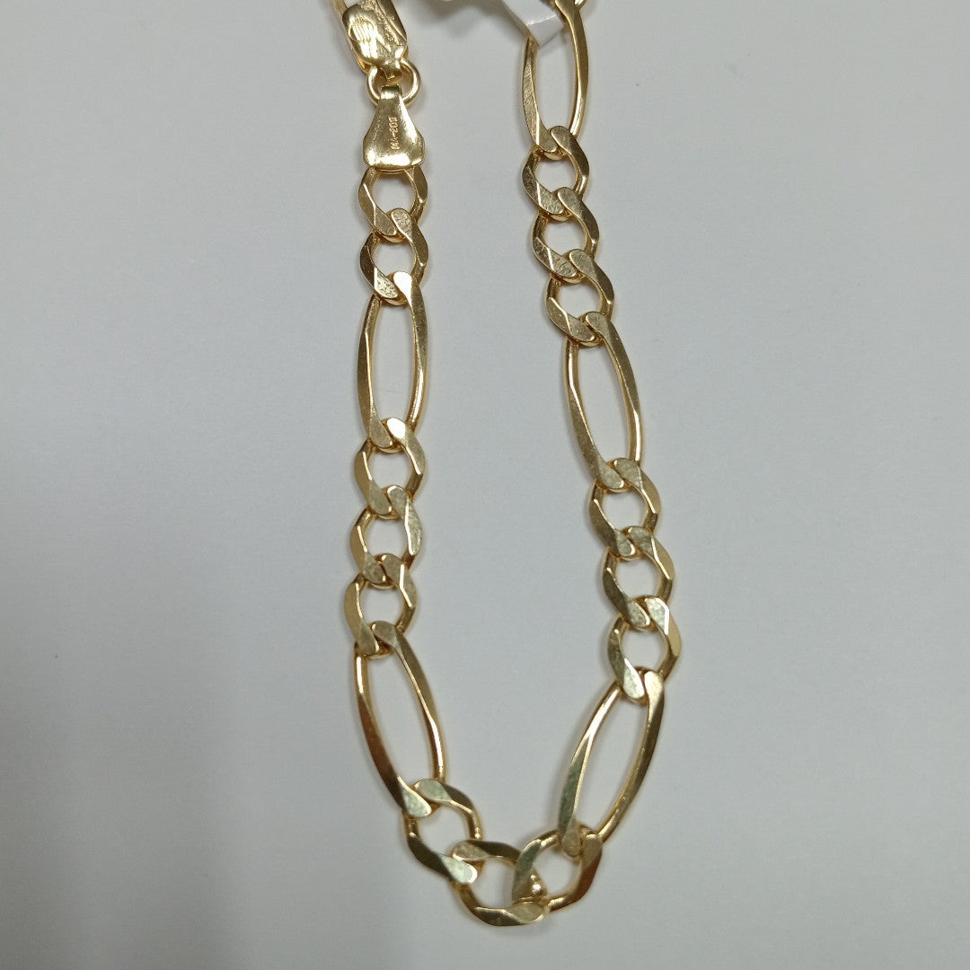 PULSERAS CABALLERO CARTIER 3*1 AMARILLA ORO 14K 6.4 (NUEVO)