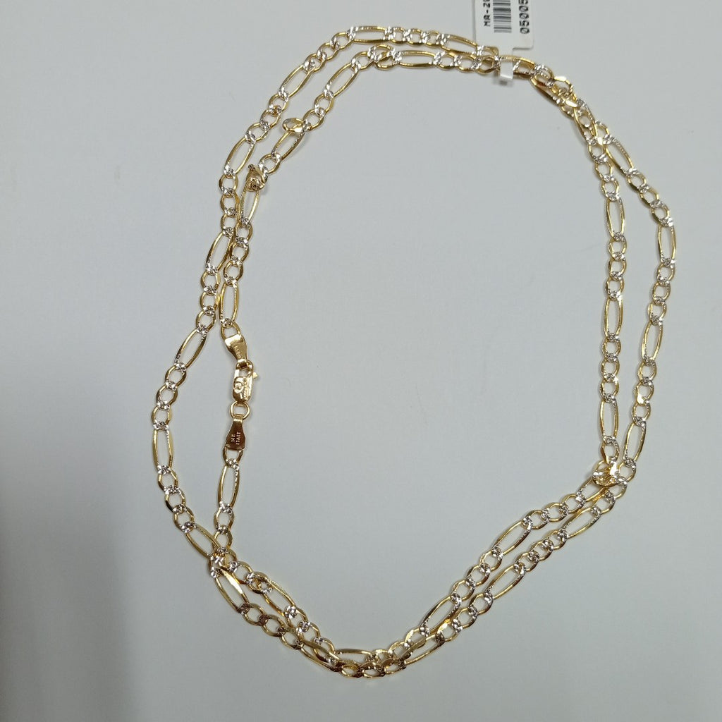 CADENAS CARTIER 3*1 DIAMANTADA ORO 14K 8.5 (NUEVO)