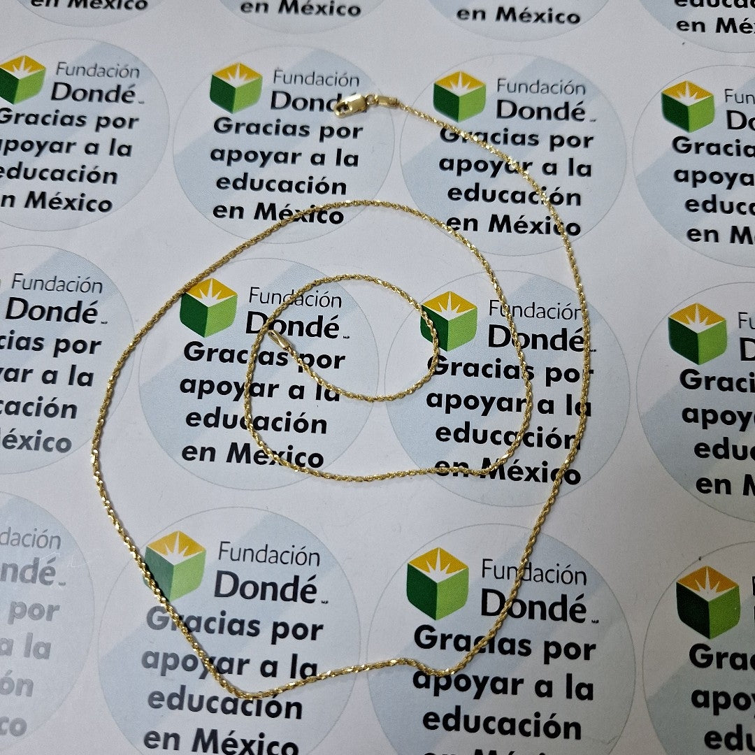 CADENAS TORSAL ORO 14K 3.6 (NUEVO)