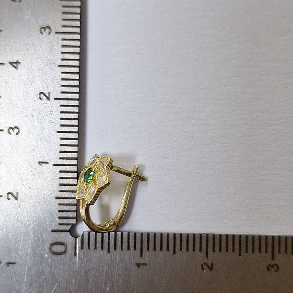 BROQUELES ORO 14K 1.3 (NUEVO)