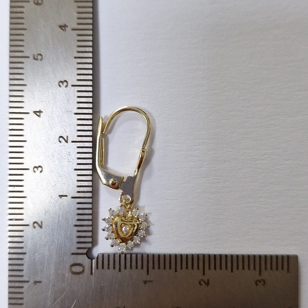 BROQUELES ORO 14K 2 (NUEVO)