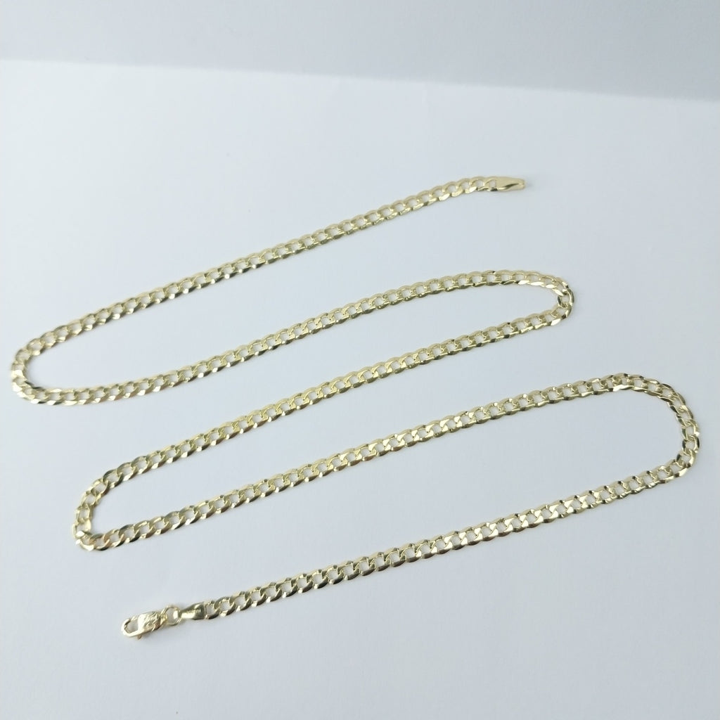 CADENAS BARBADA AMARILLA ORO 14K 6.5 (NUEVO)