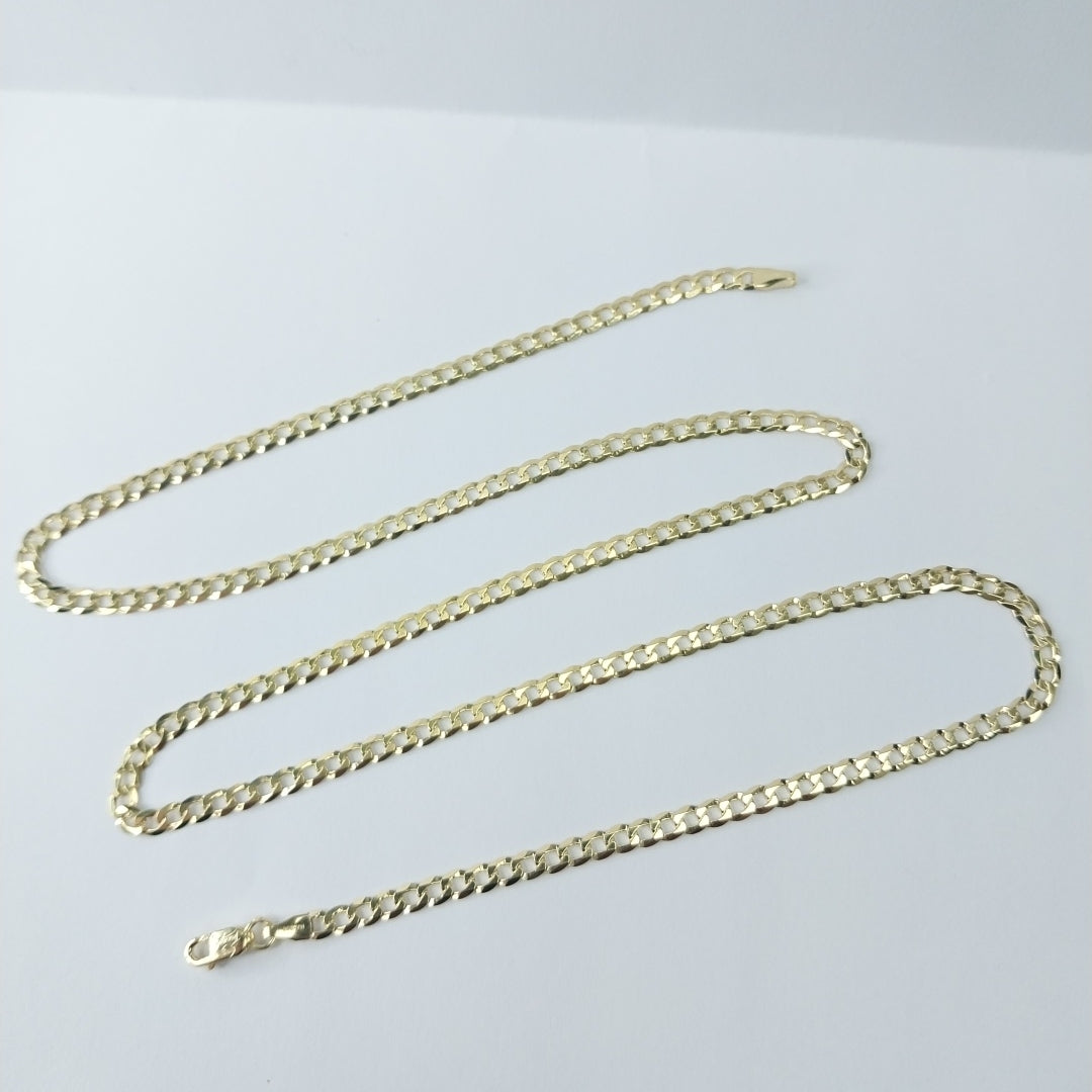 CADENAS BARBADA AMARILLA ORO 14K 6.5 (NUEVO)