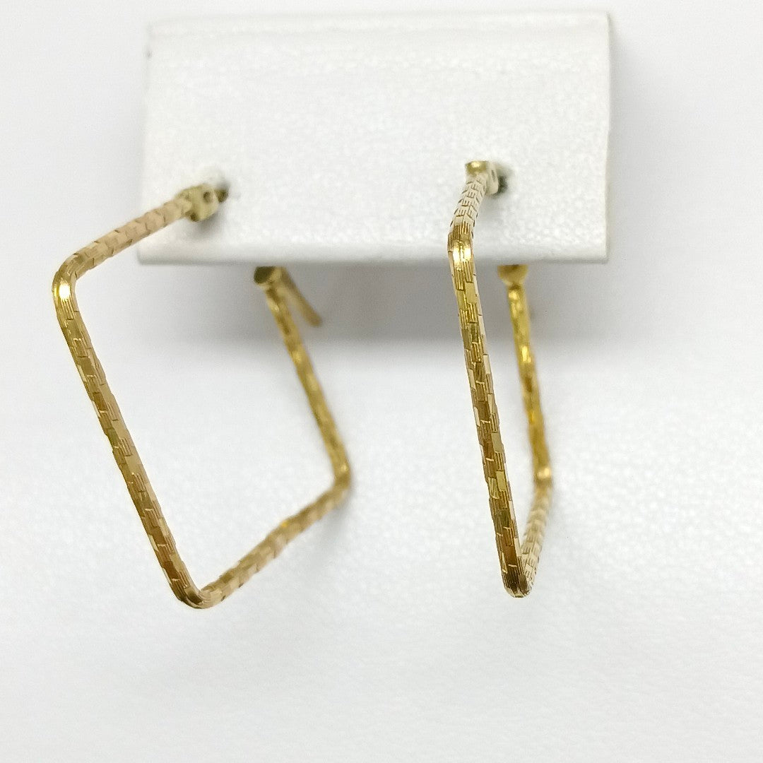 ARRACADAS PAR ORO 14 K 2 GRMS (SEMINUEVO)