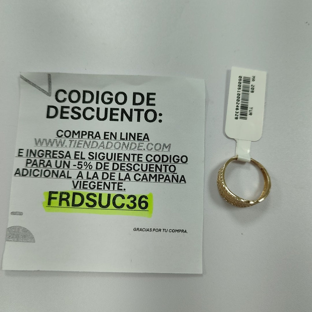 ANILLOS DAMA ORO 14K 2.2 (NUEVO)