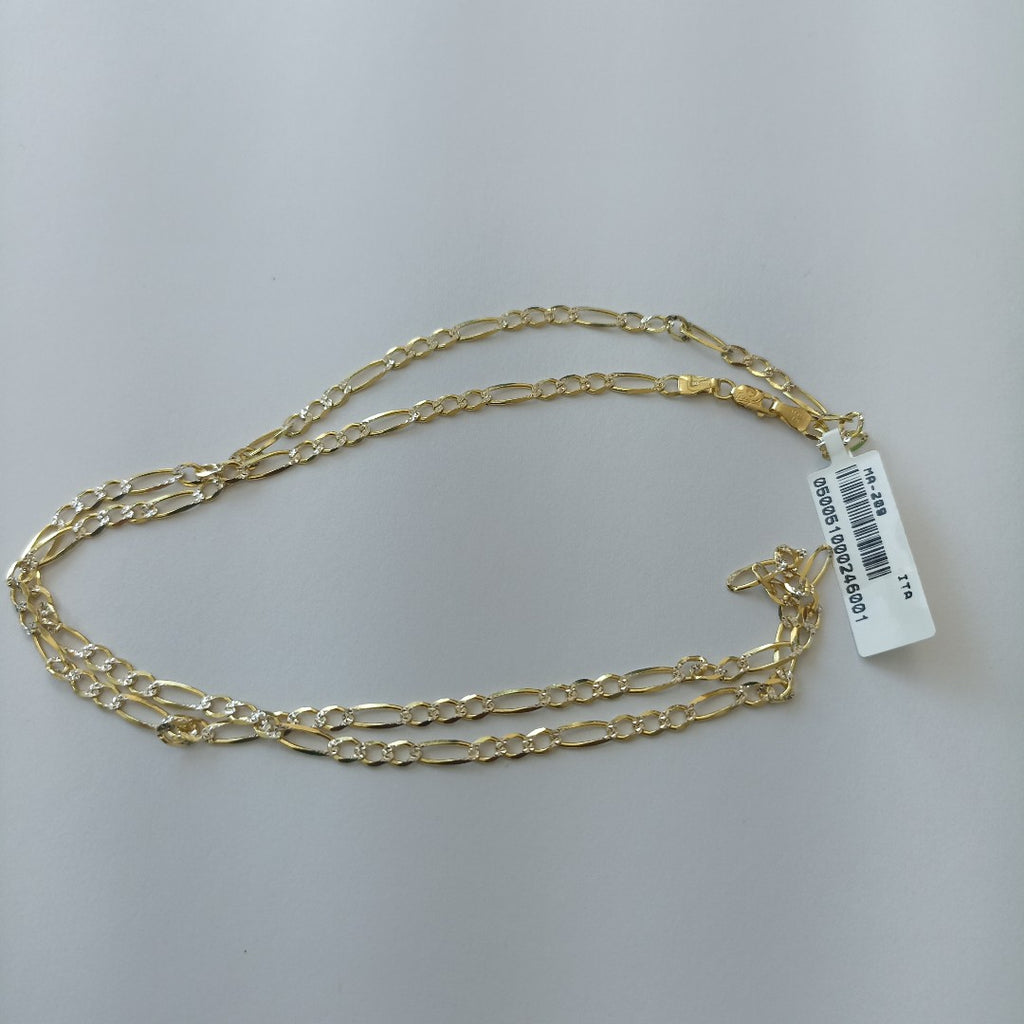 CADENAS CARTIER 3*1 DIAMANTADA ORO 14K 7.8 (NUEVO)