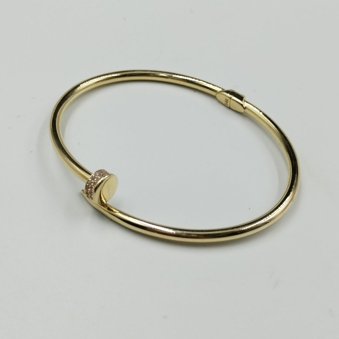 PULSERA CLAVO ORO 14K 7.8 (NUEVO)