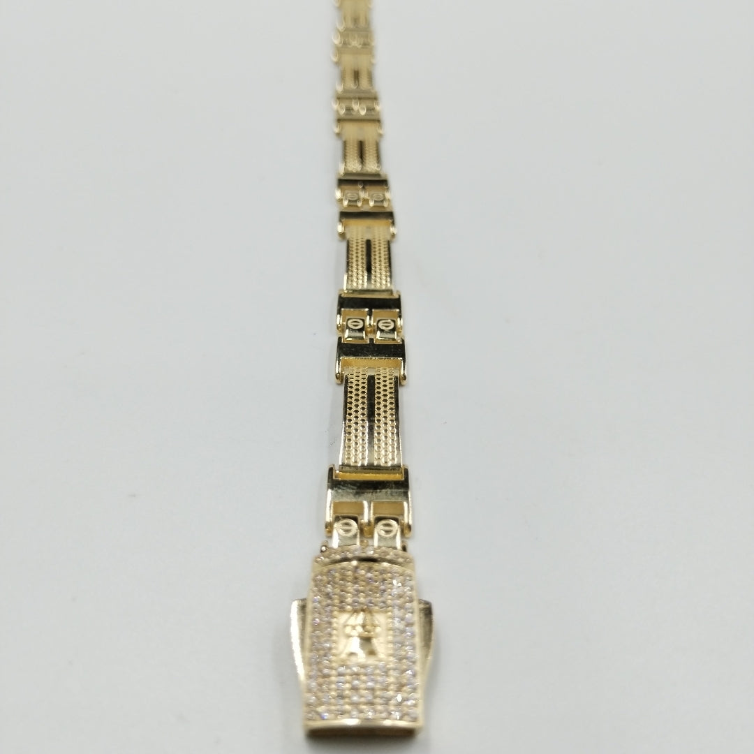 PULSERAS CABALLERO ORO 14K 25.3 (NUEVO)