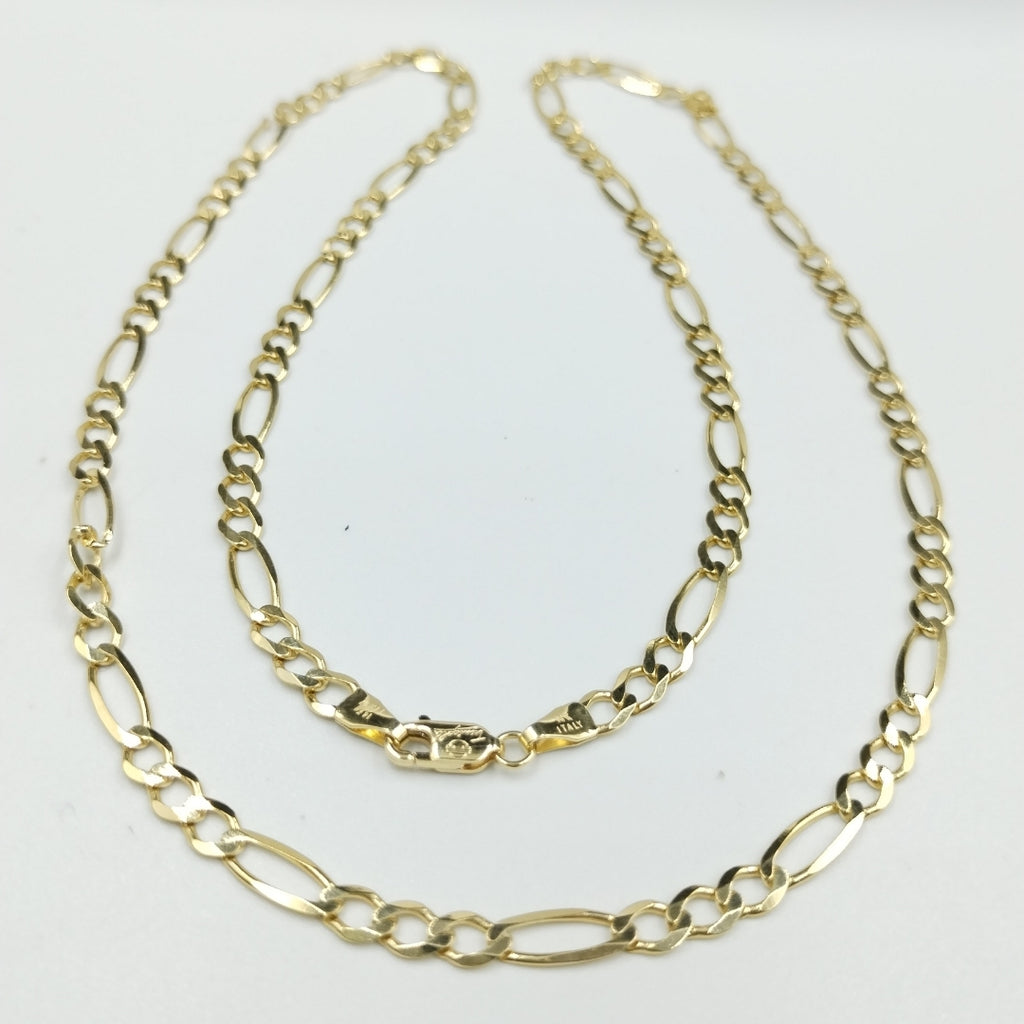 CADENAS CARTIER 3*1 AMARILLA ORO 14K 12.3 (NUEVO)