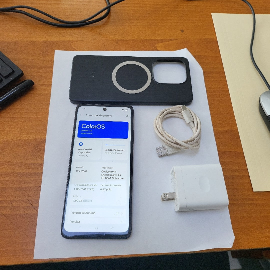 CELULAR OPPO  A40 CPH2669 (2024) 256 GB 4 GB RAM (SEMINUEVO)