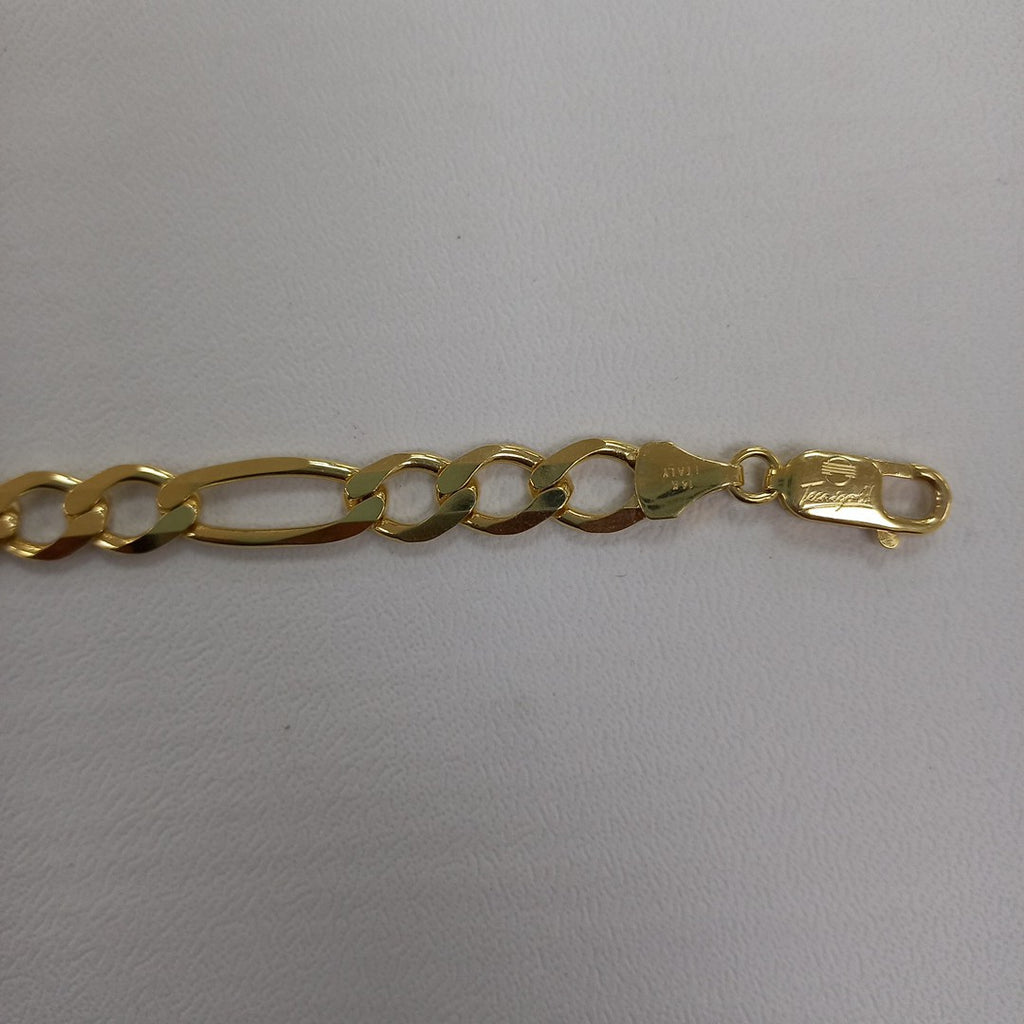 PULSERAS CABALLERO CARTIER 3*1 AMARILLA ORO 14K 12.4 (NUEVO)