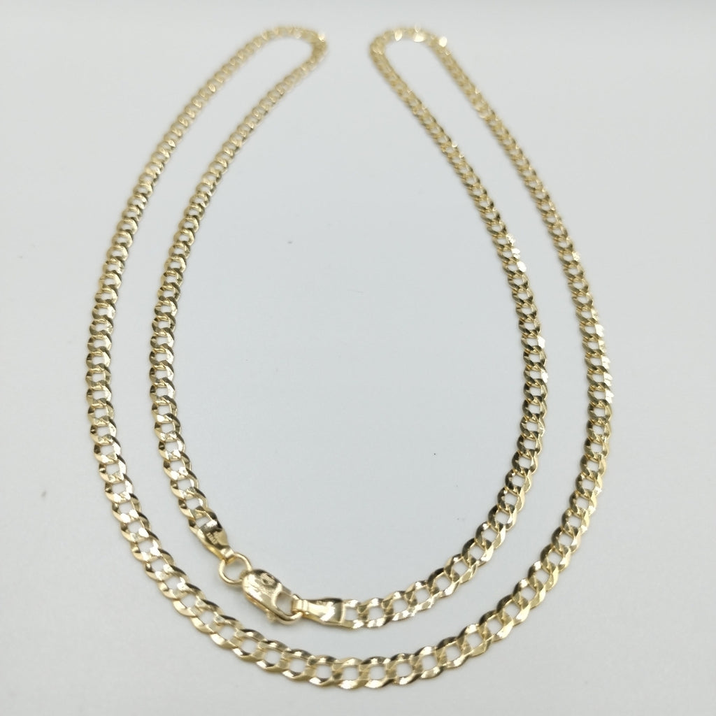 CADENAS BARBADA AMARILLA ORO 14K 6.5 (NUEVO)