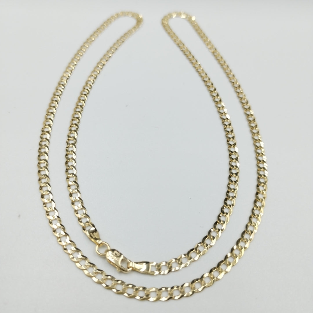 CADENAS BARBADA AMARILLA ORO 14K 6.5 (NUEVO)