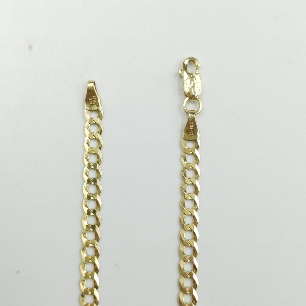 CADENAS BARBADA AMARILLA ORO 14K 8 (NUEVO)