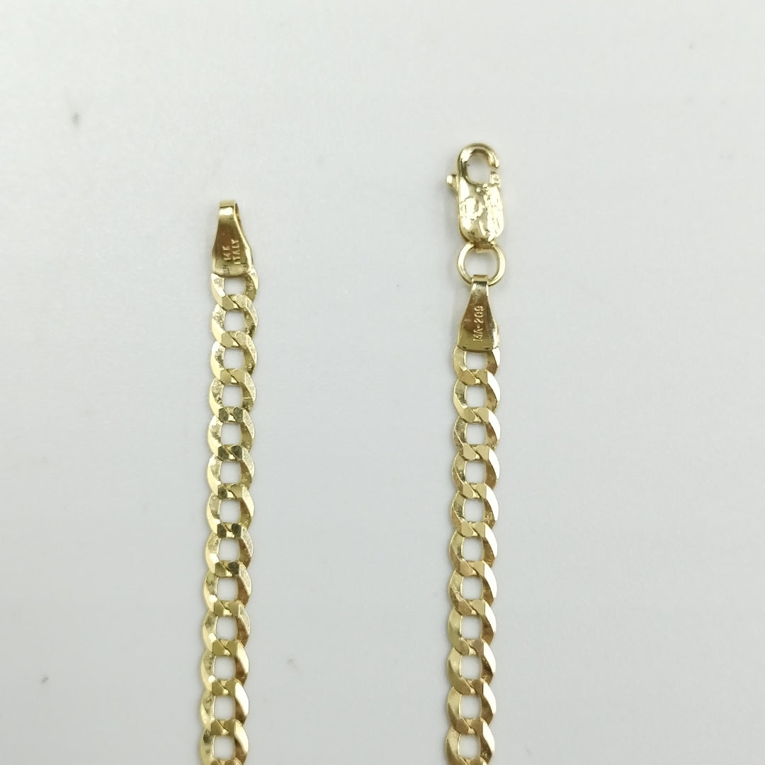 CADENAS BARBADA AMARILLA ORO 14K 8 (NUEVO)
