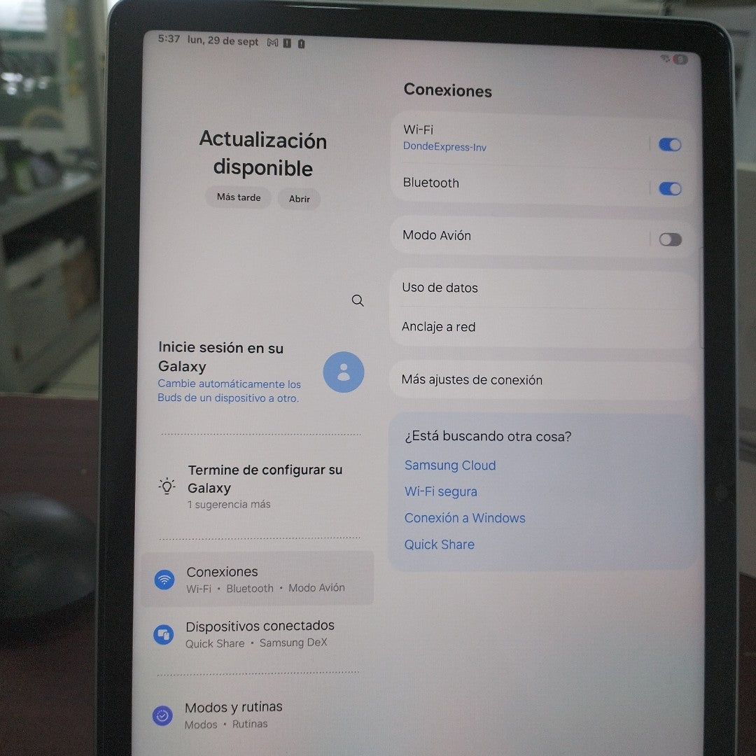 TABLETA SAMSUNG GALAXY TAB S10 FE SM-X520 (2025) 256 GB 12 GB RAM (SEMINUEVO)