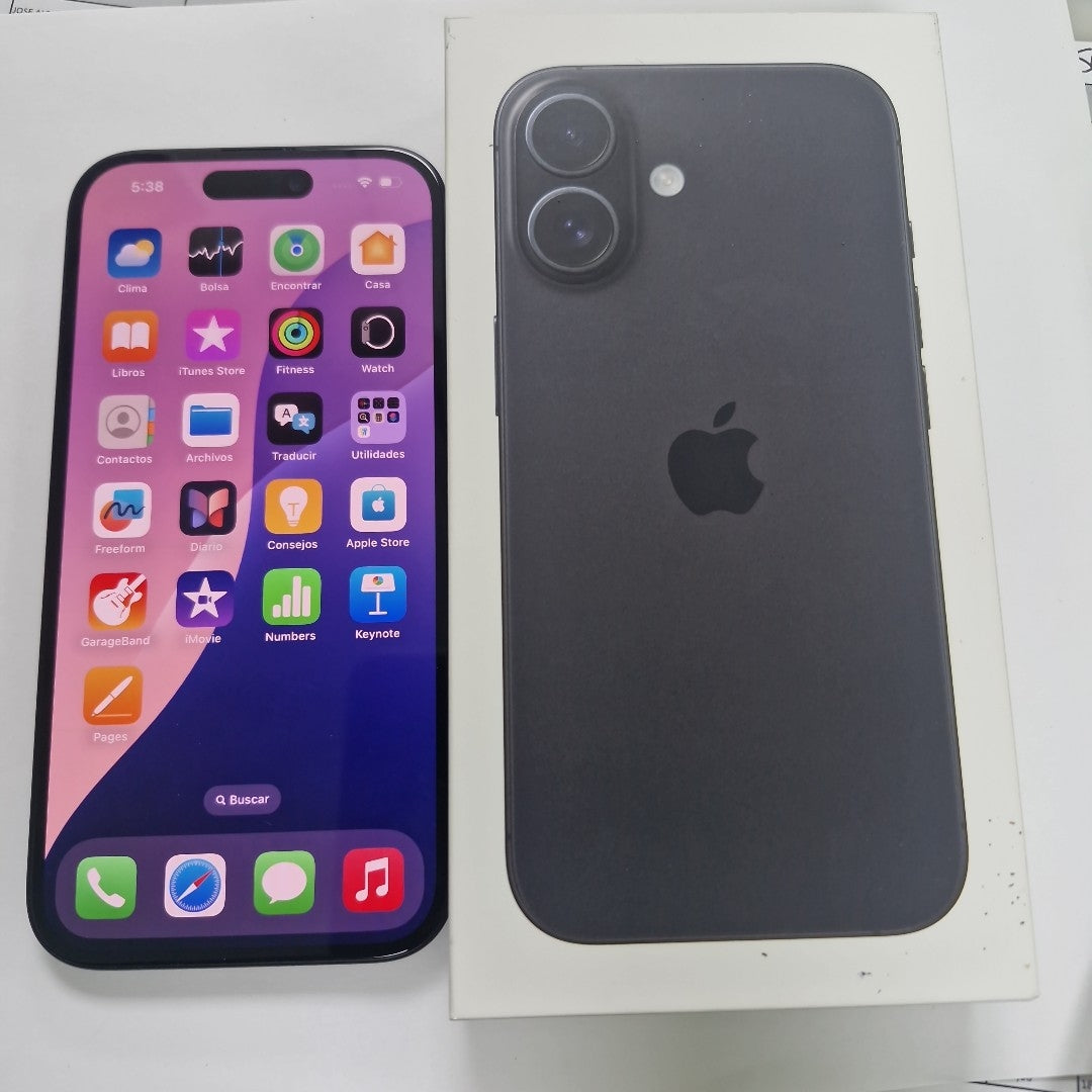 CELULAR APPLE IPHONE 16 A3286 (2024) 128 GB 8 GB RAM (SEMINUEVO)