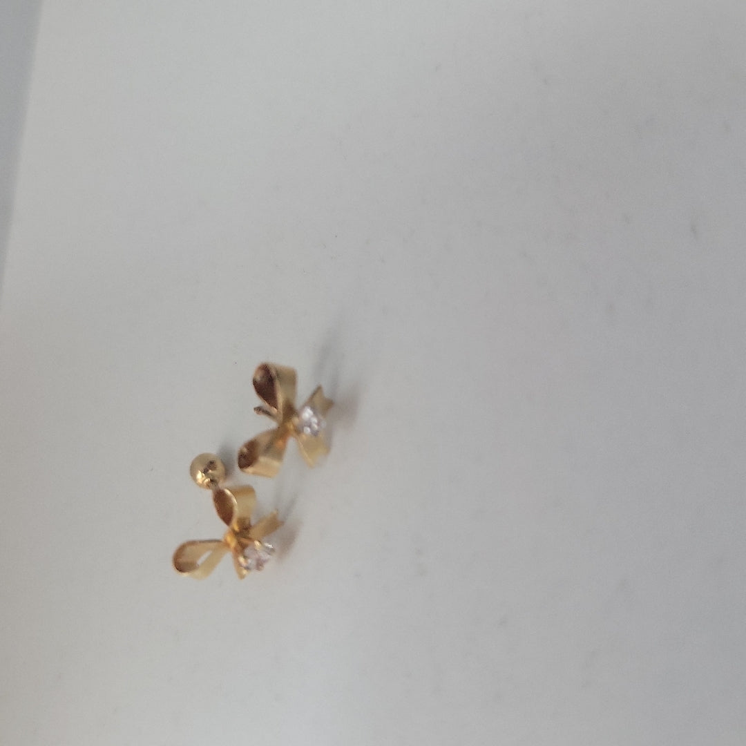 BROQUELES PAR ORO 14 K 0,50 GRMS (SEMINUEVO)
