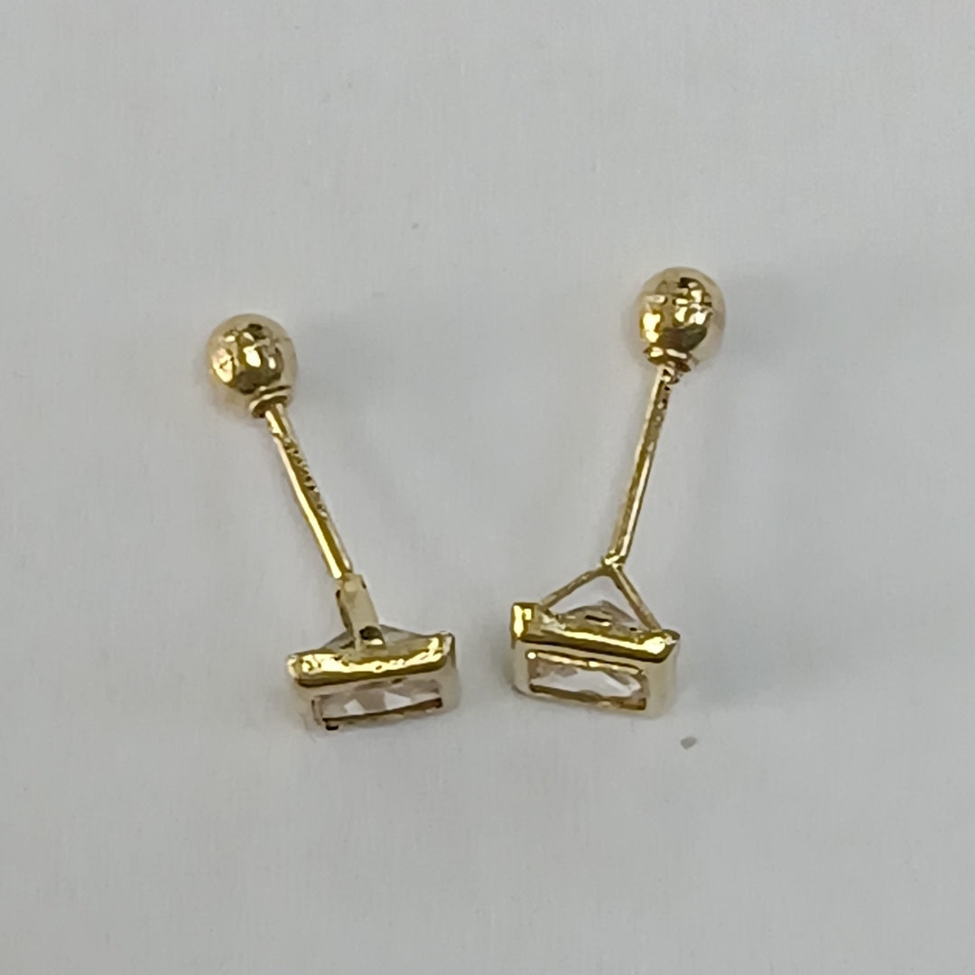 BROQUELES PAR. ORO. 14 K 0.3 GRMS (SEMINUEVO)