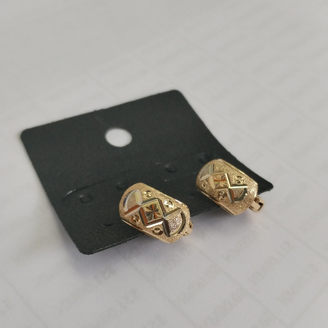 ARETES PAR ORO 14 K 2,20 GRMS (SEMINUEVO)