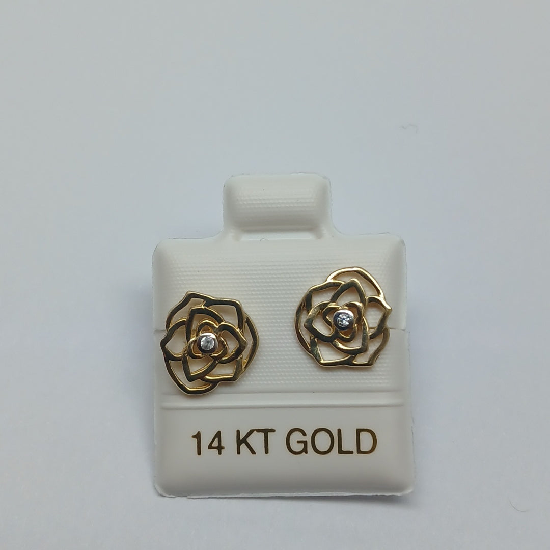 BROQUELES ORO 14K 1.4 (NUEVO)