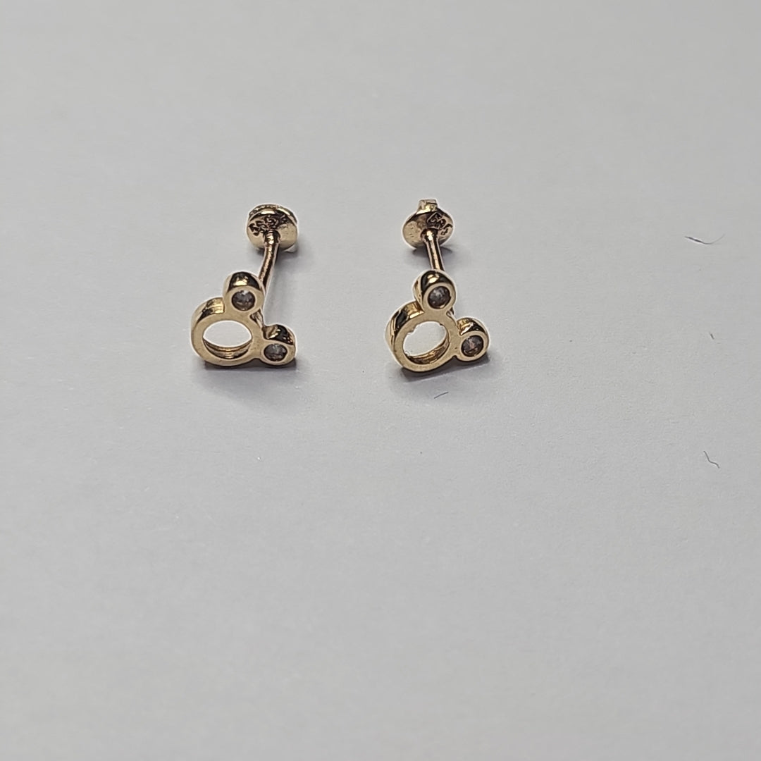 BROQUELES PAR. ORO. 14 K 0.6 GRMS (SEMINUEVO)