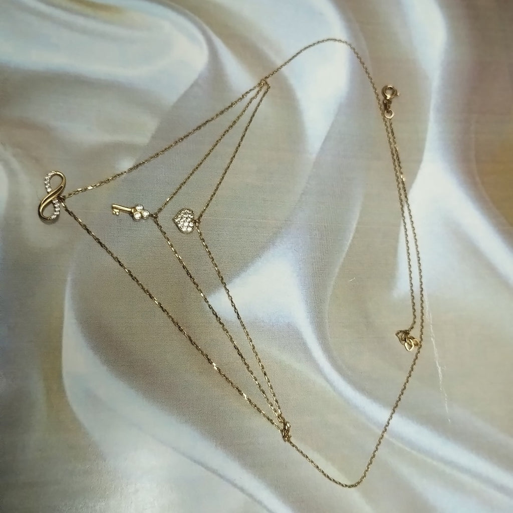 GARGANTILLA. ORO. 14 K 3.4 GRMS (SEMINUEVO)