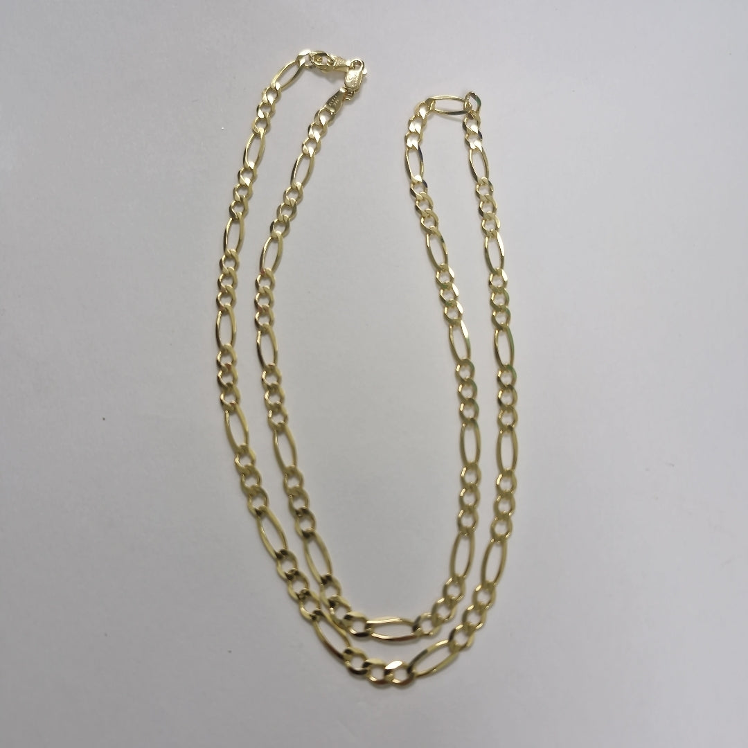 CADENAS CARTIER 3*1 AMARILLA ORO 14K 12.3 (NUEVO)