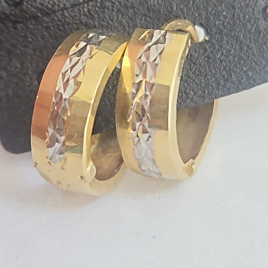 ARRACADAS PAR ORO 14 K 2,20 GRMS (SEMINUEVO)