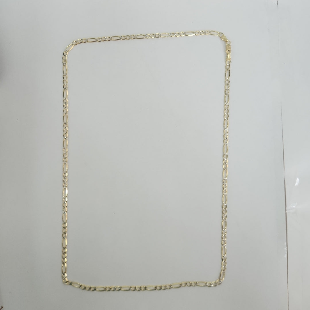 CADENAS CARTIER 3*1 DIAMANTADA ORO 14K 7.8 (NUEVO)
