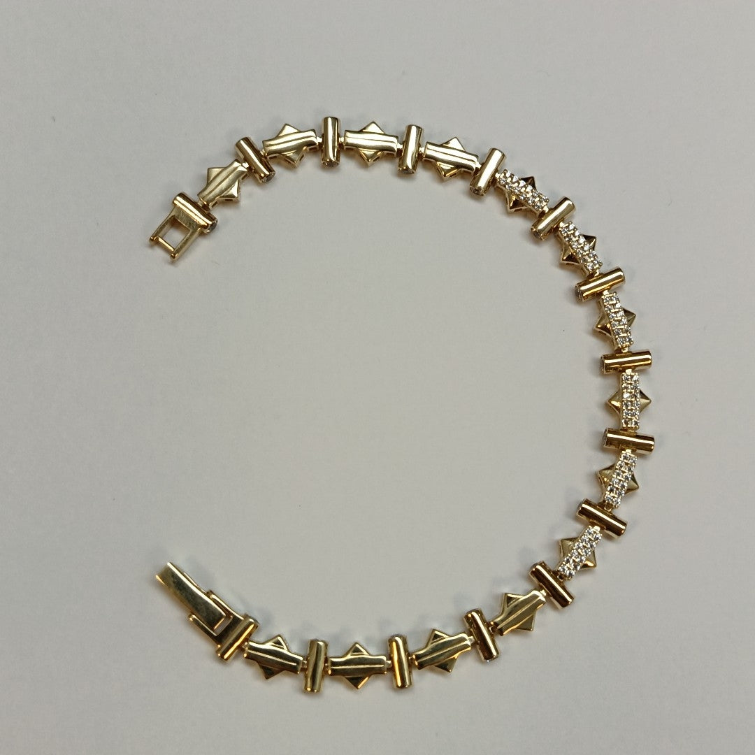 PULSERAS DAMA ORO 10K 9.8 (NUEVO)