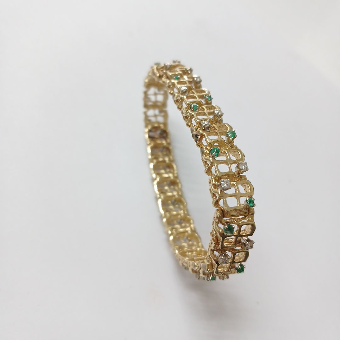 PULSERA, PULSERA RIGIDA. ORO. 14 K 27.2 GRMS (SEMINUEVO)