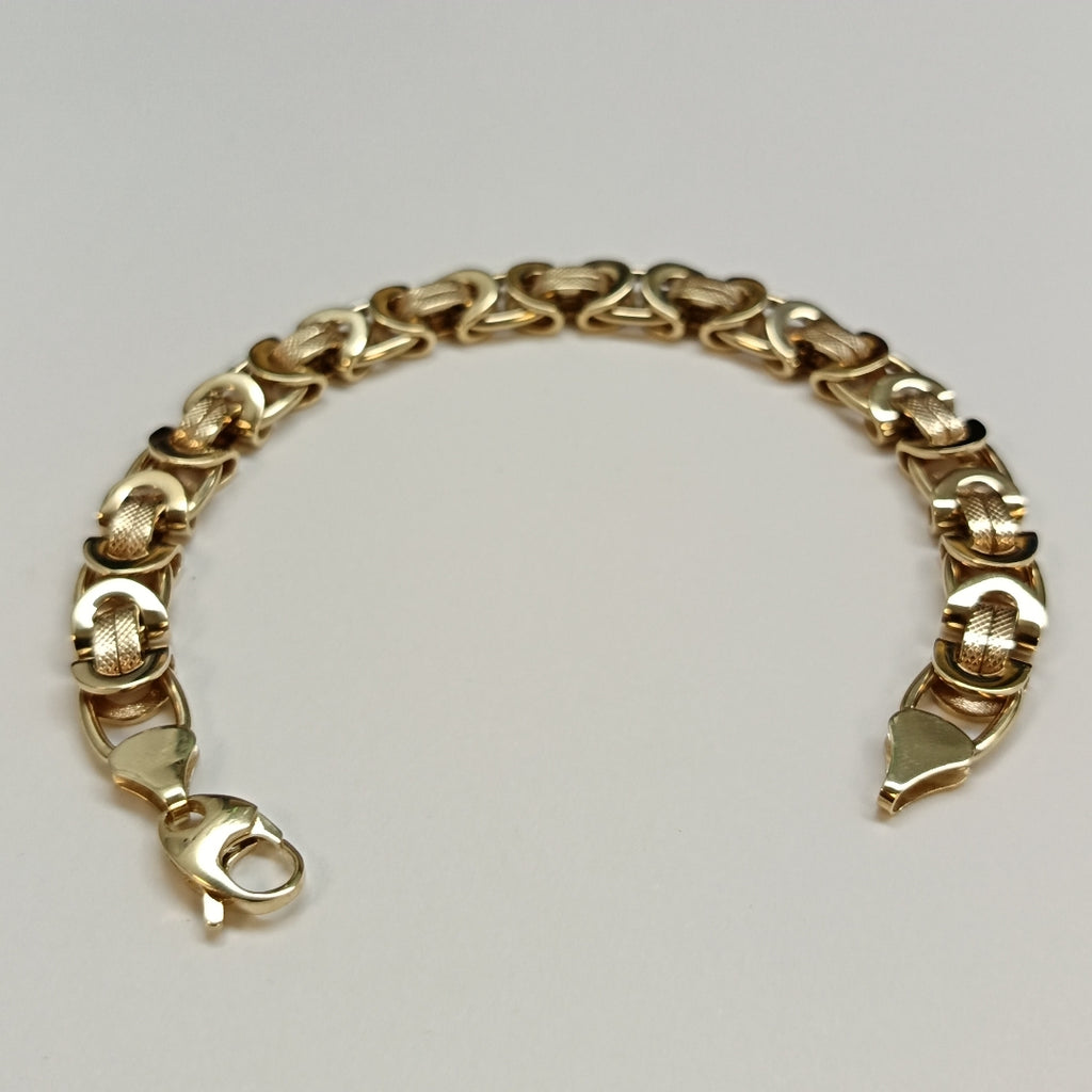 PULSERAS CABALLERO ORO 10K 13.8 (NUEVO)