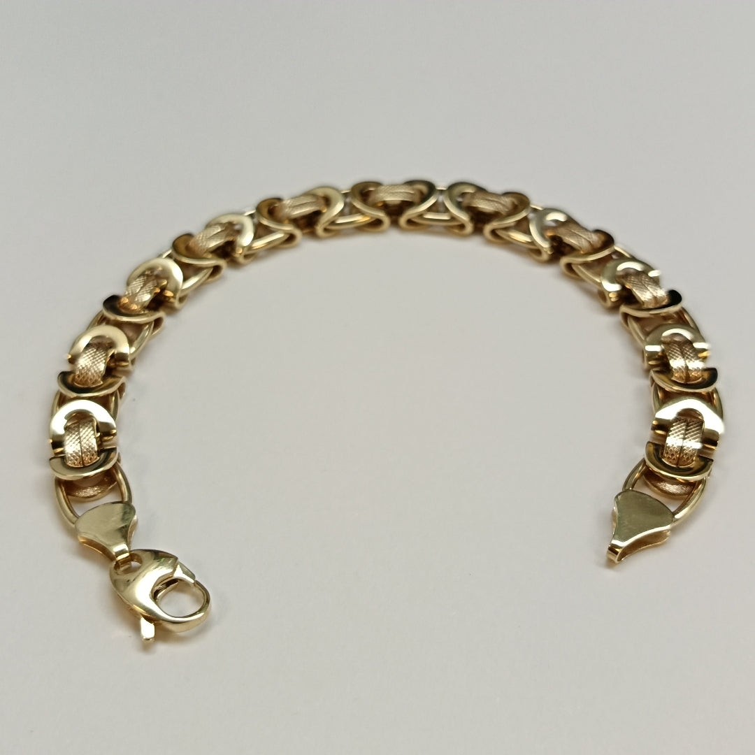 PULSERAS CABALLERO ORO 10K 13.8 (NUEVO)